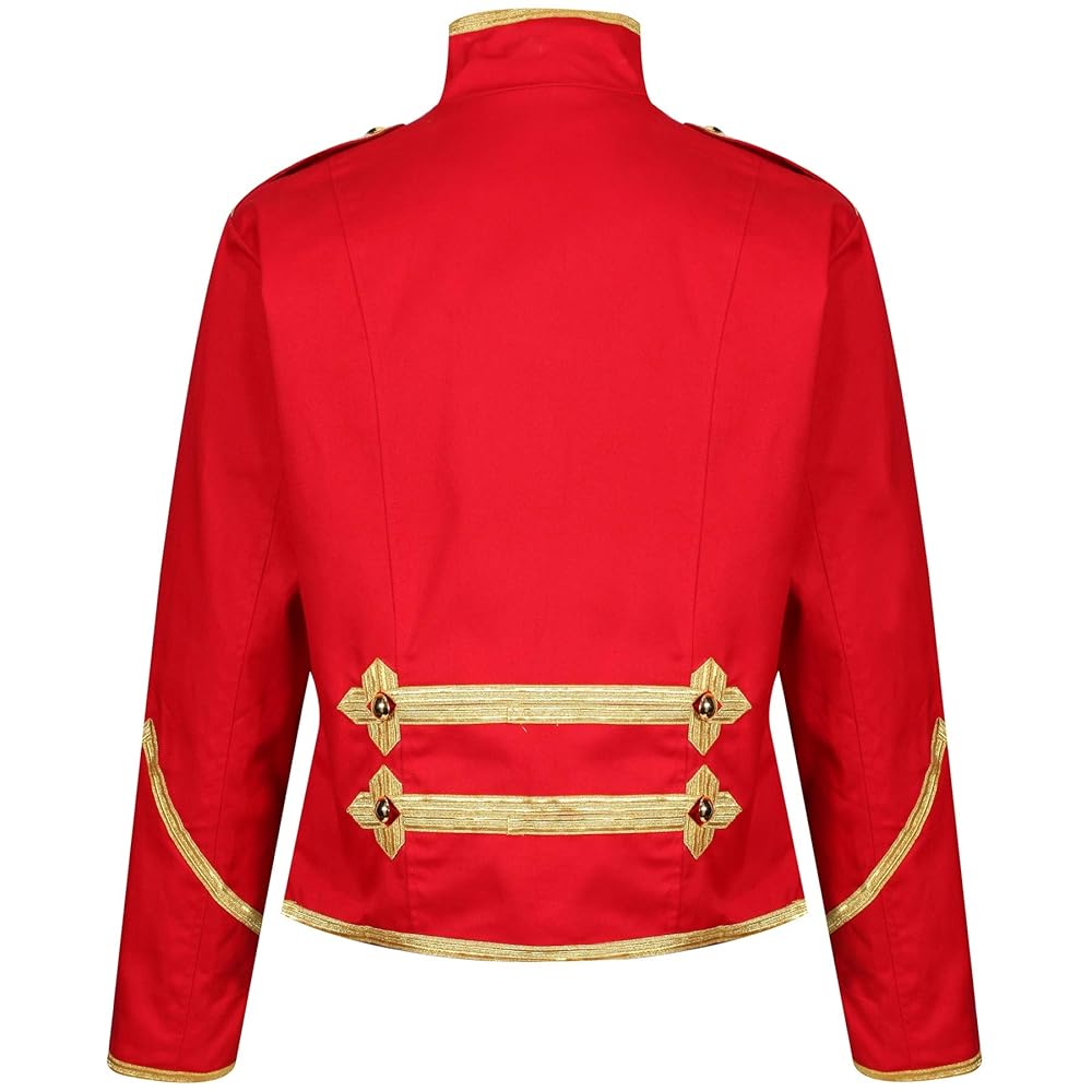 Ro Rox Steampunk Military Drummer Parade Jacket Emo Punk